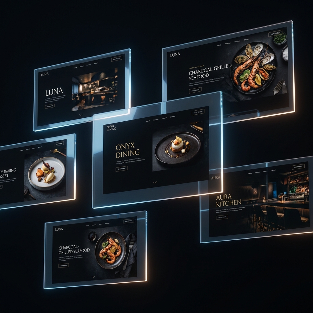 Modern Restaurant Web Designs